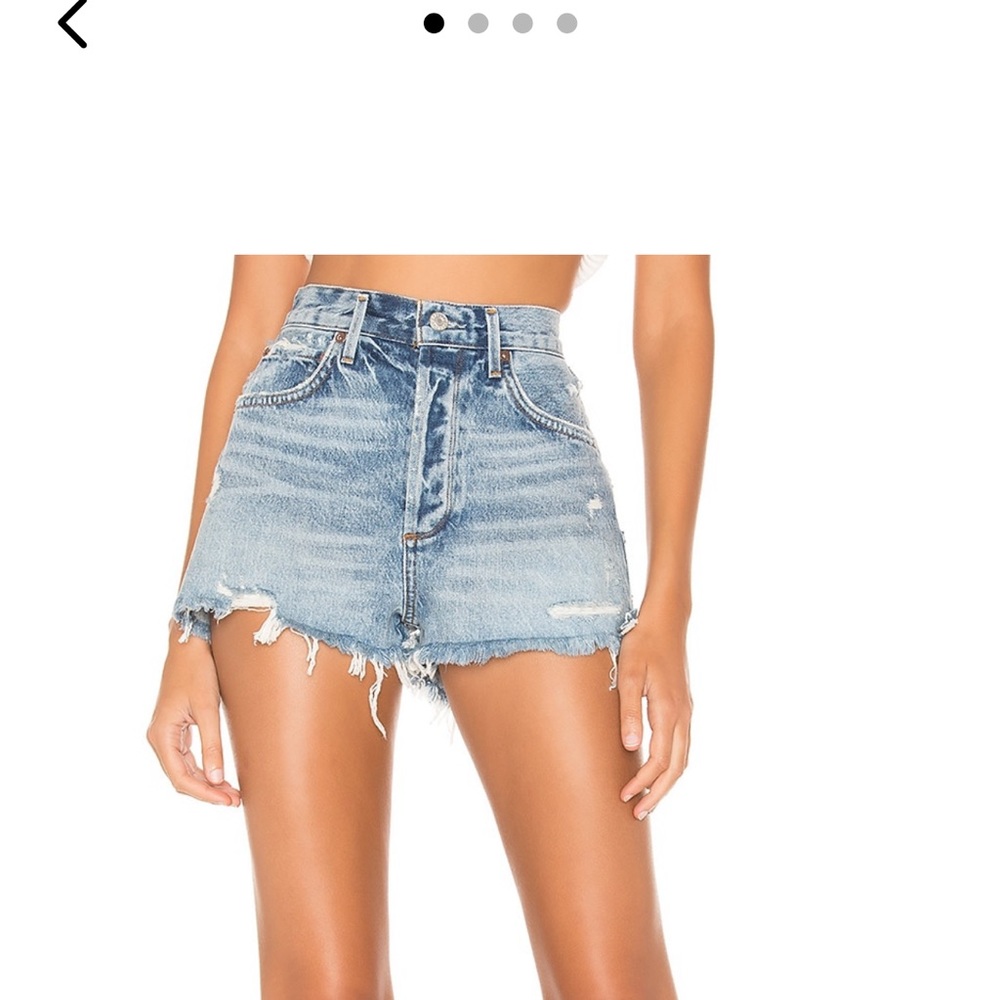 Agolde denim shorts
